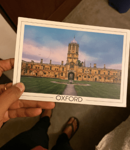 Postcard from Oxford